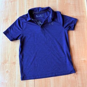 Youth Under Armour Blue Polo Shirt
